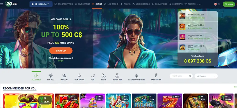 20Bet Casino online