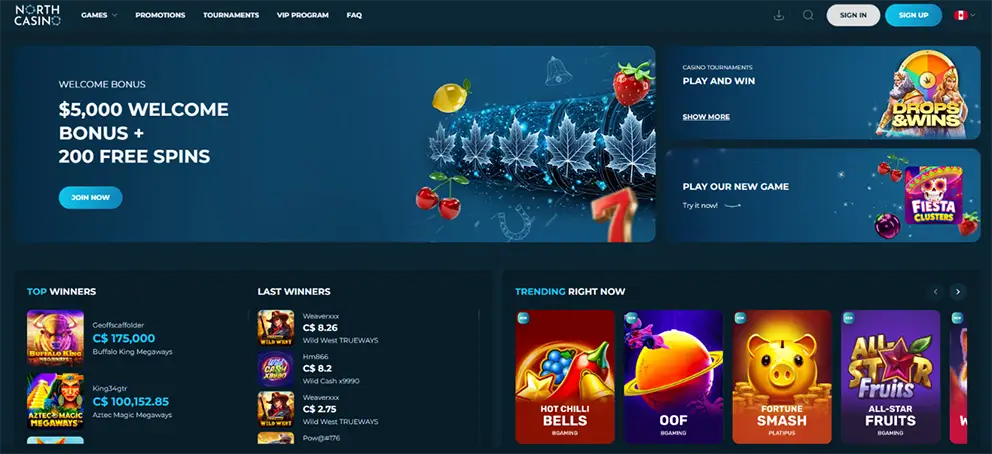 North Casino online